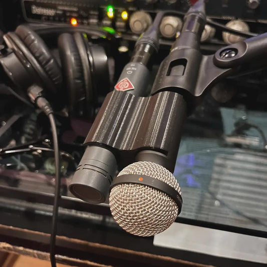 Adjustable Dual Microphone Clip